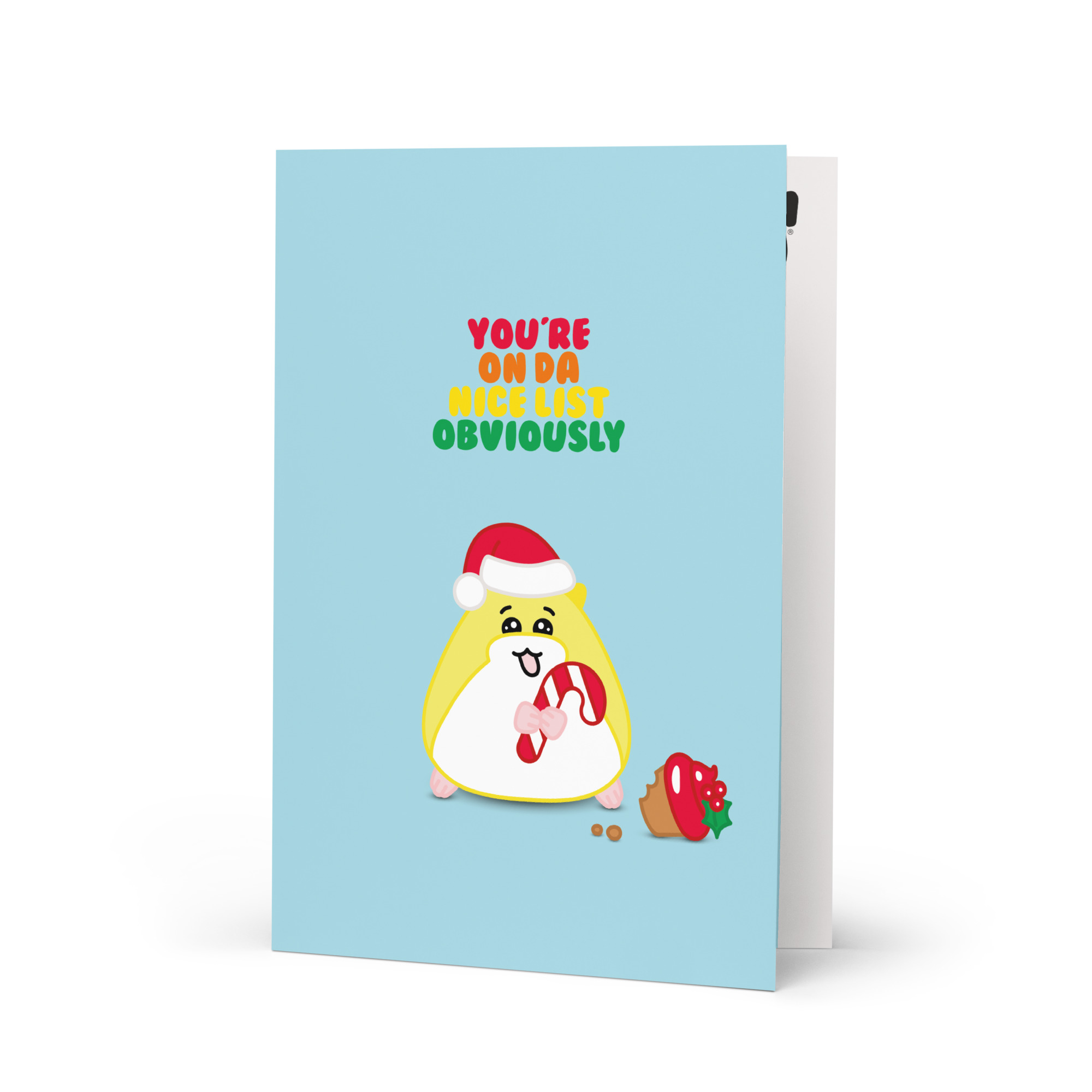 HAMSTA® Cheesy Jake / Christmas - Greeting card